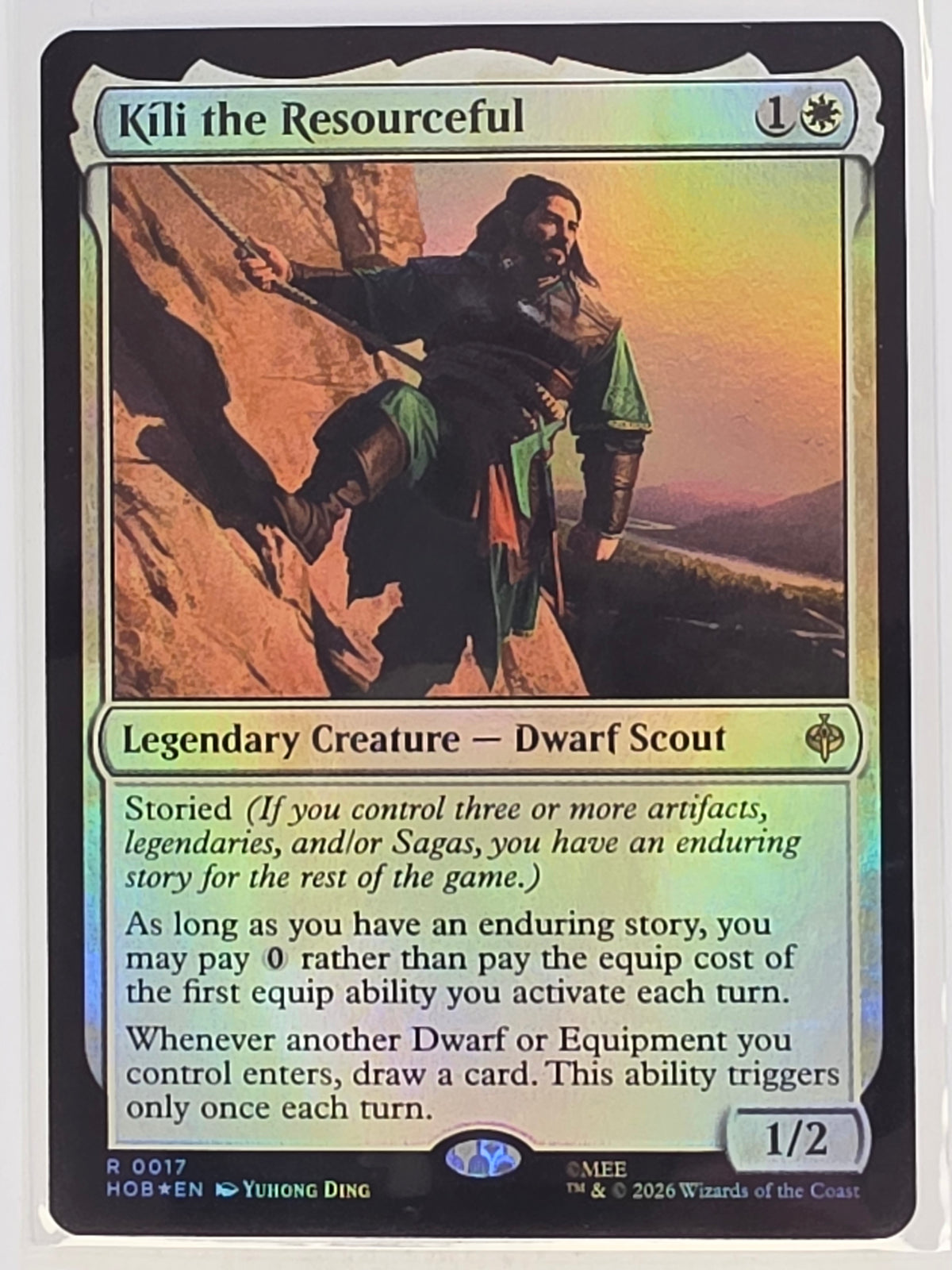 MTG - The Hobbit FOIL #017 Kíli the Resourceful Rare