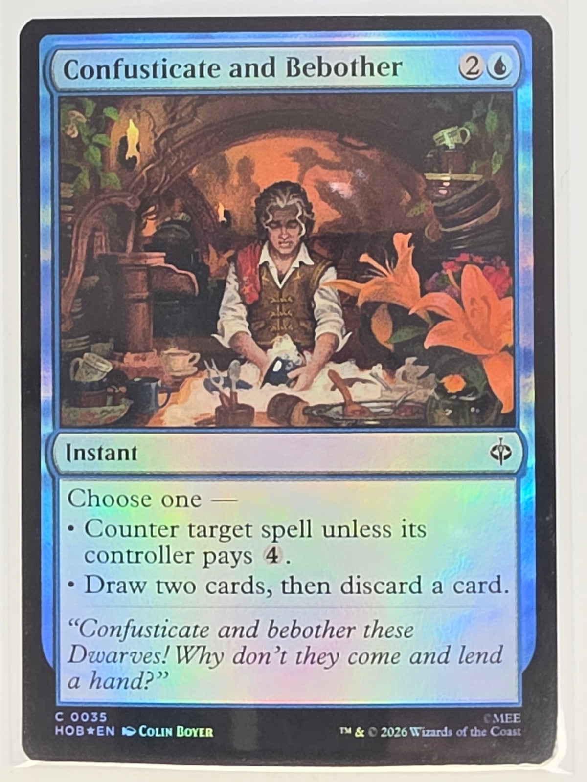MTG - The Hobbit FOIL #035 Confusticate and Bebother Common