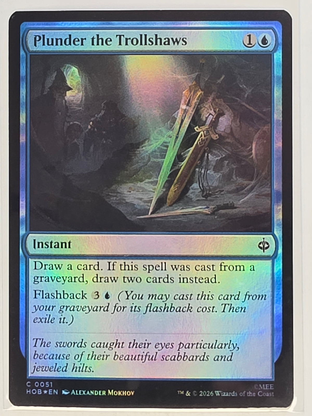 MTG - The Hobbit FOIL #051 Plunder the Trollshaws Common