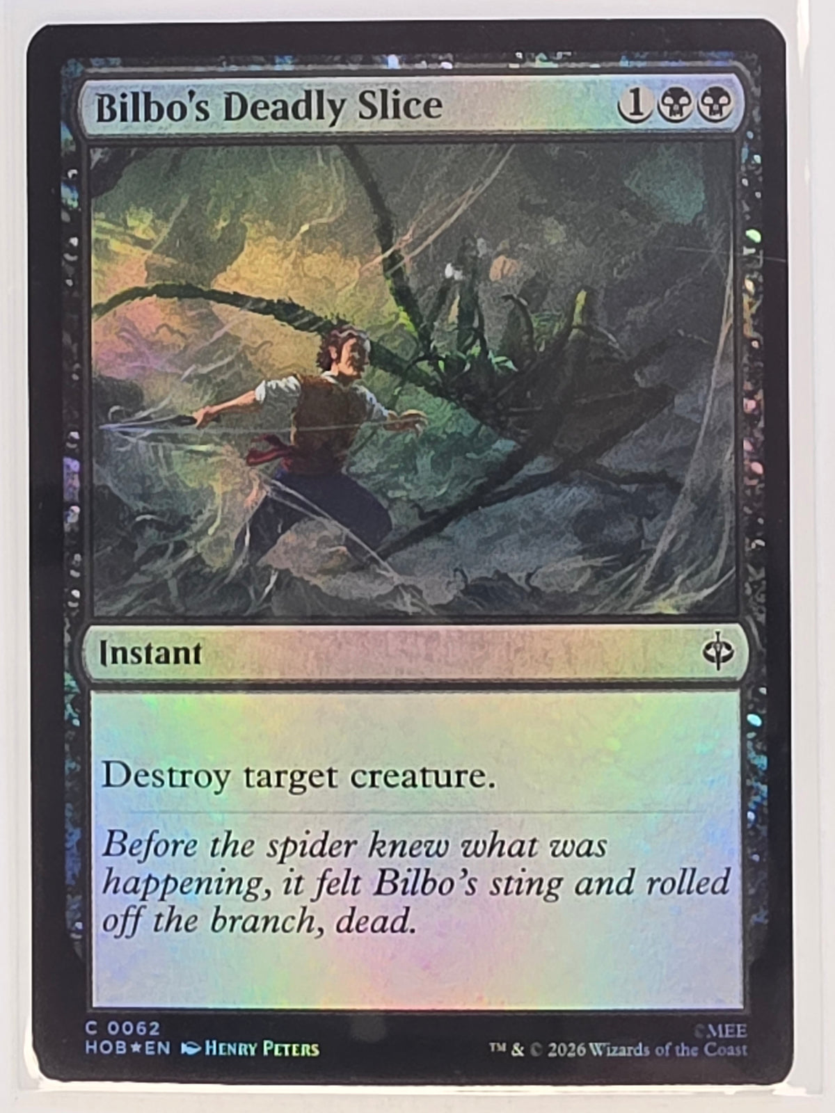 MTG - The Hobbit FOIL #062 Bilbo's Deadly Slice Common