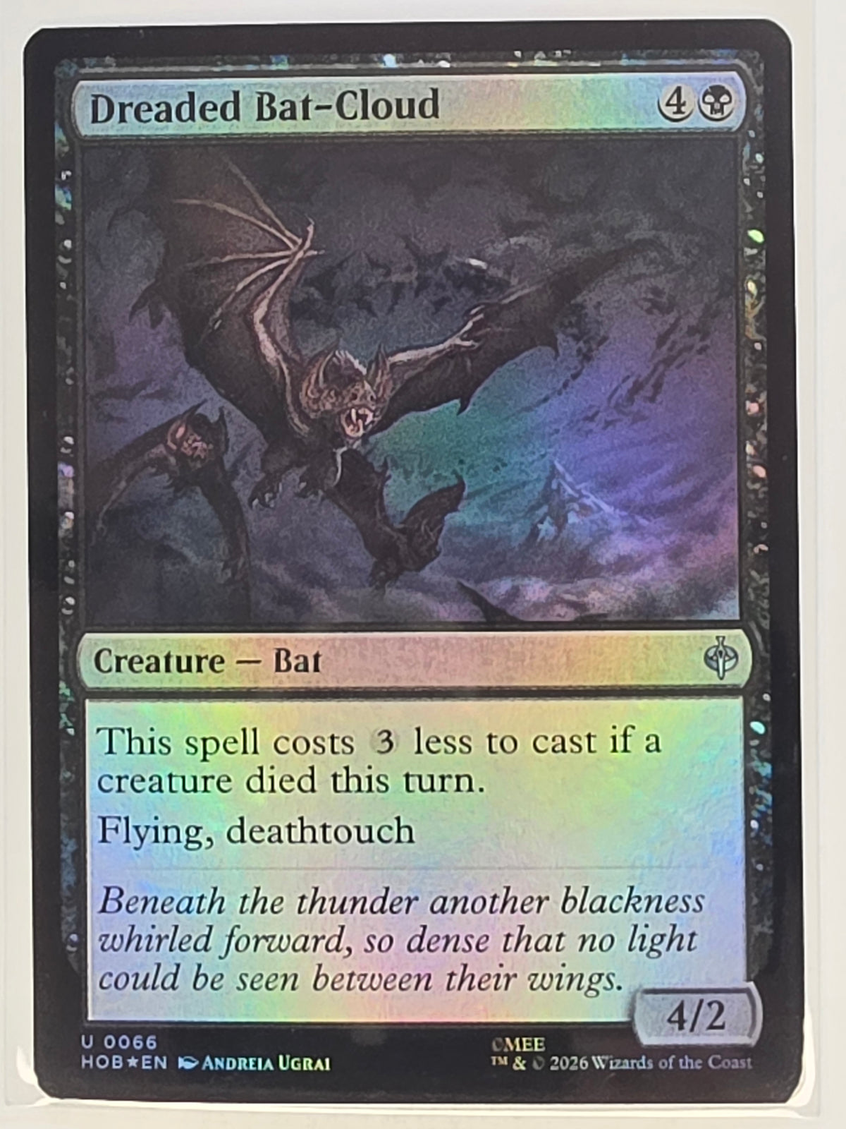 MTG - The Hobbit FOIL #066 Dreaded Bat-Cloud Uncommon