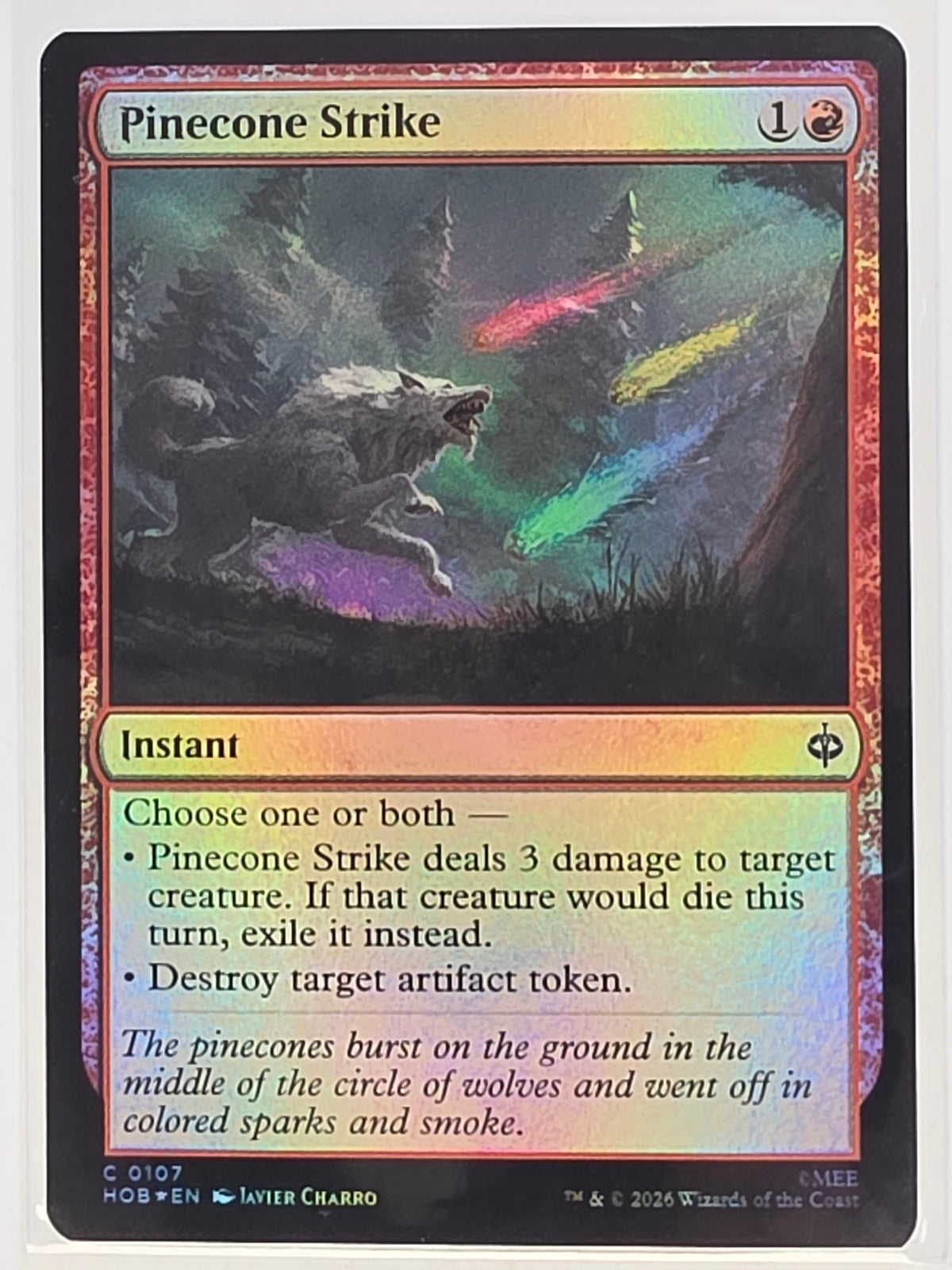 MTG - The Hobbit FOIL #107 Pinecone Strike Common