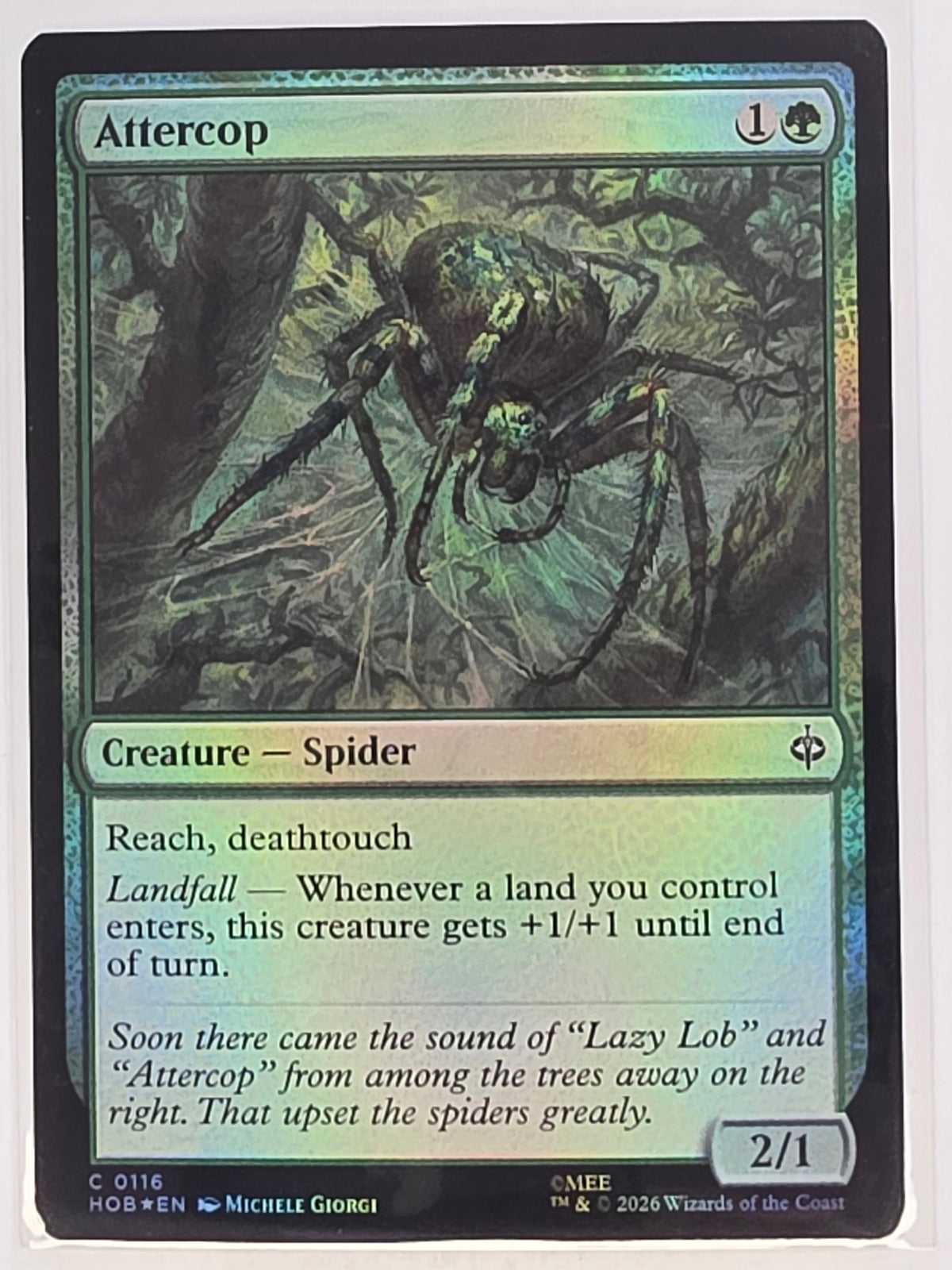 MTG - The Hobbit FOIL #116 Attercop Common