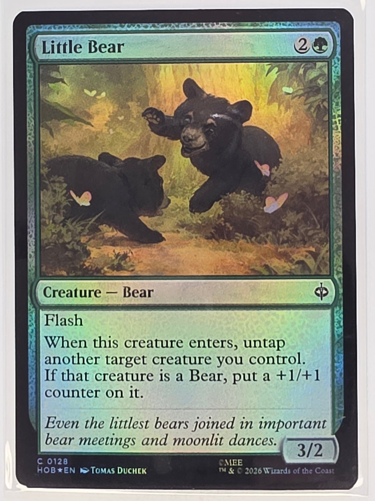 MTG - The Hobbit FOIL #128 Little Bear Common