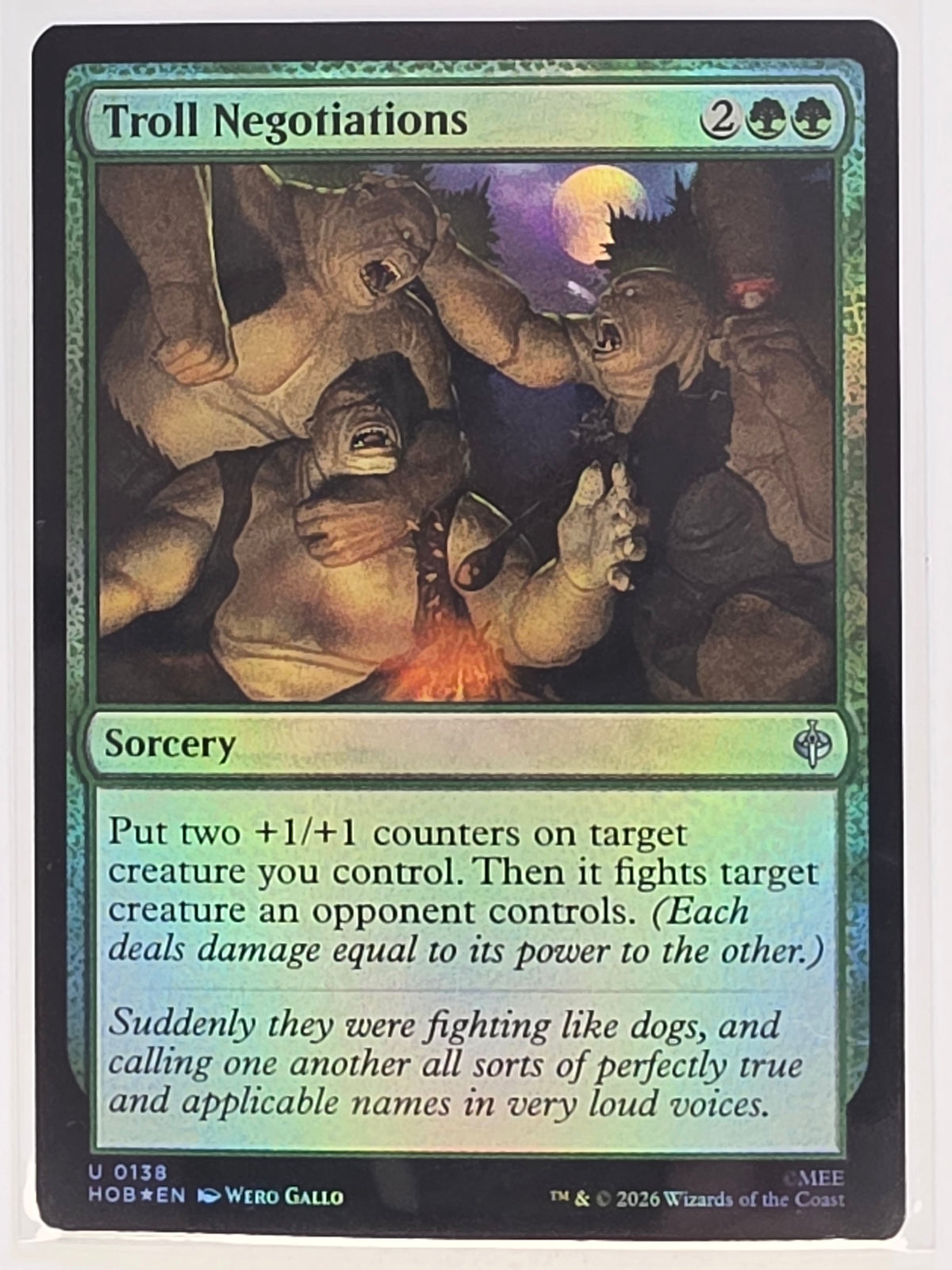MTG - The Hobbit FOIL #138 Troll Negotiations Uncommon