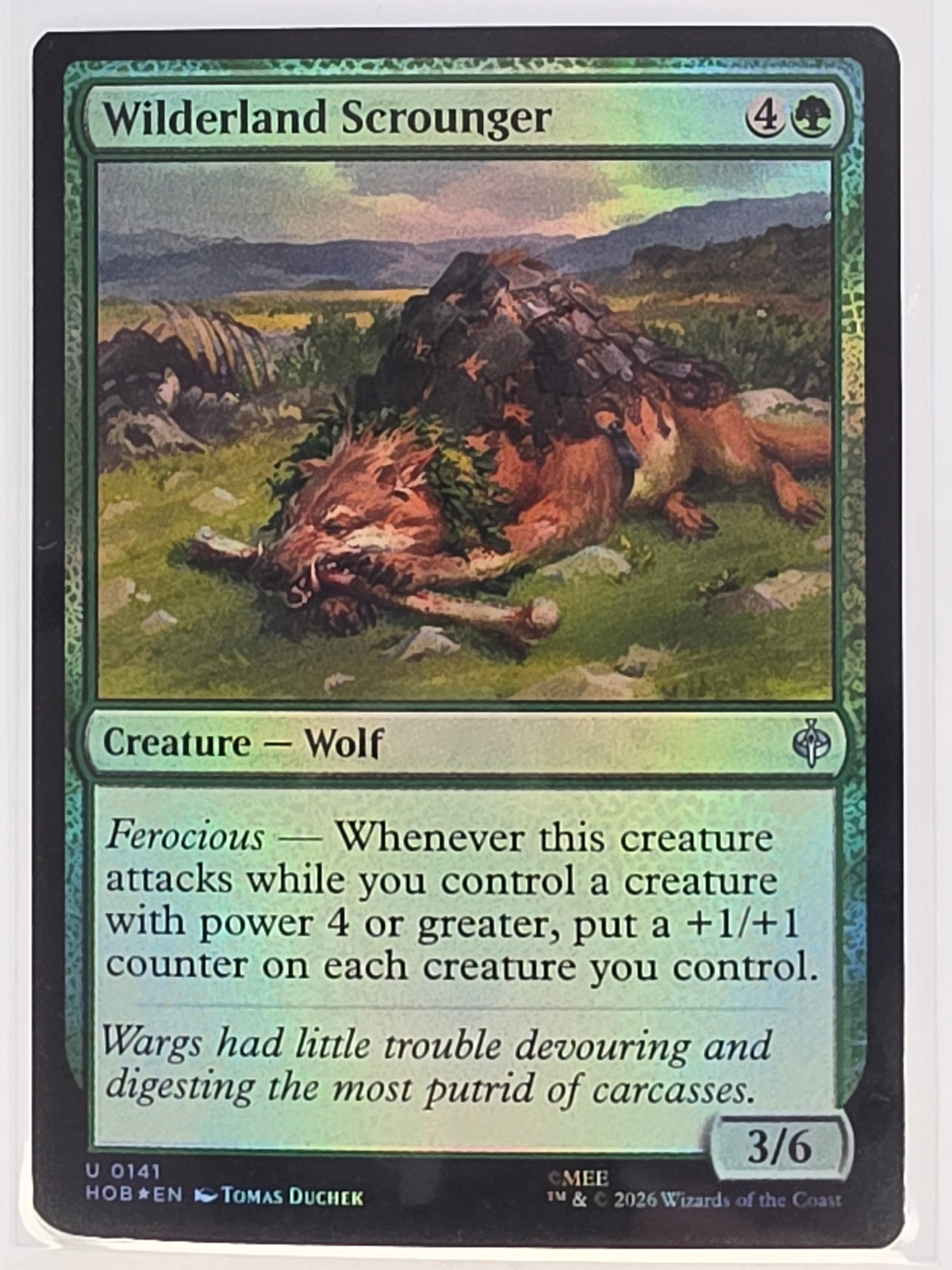 MTG - The Hobbit FOIL #141 Wilderland Scrounger Uncommon