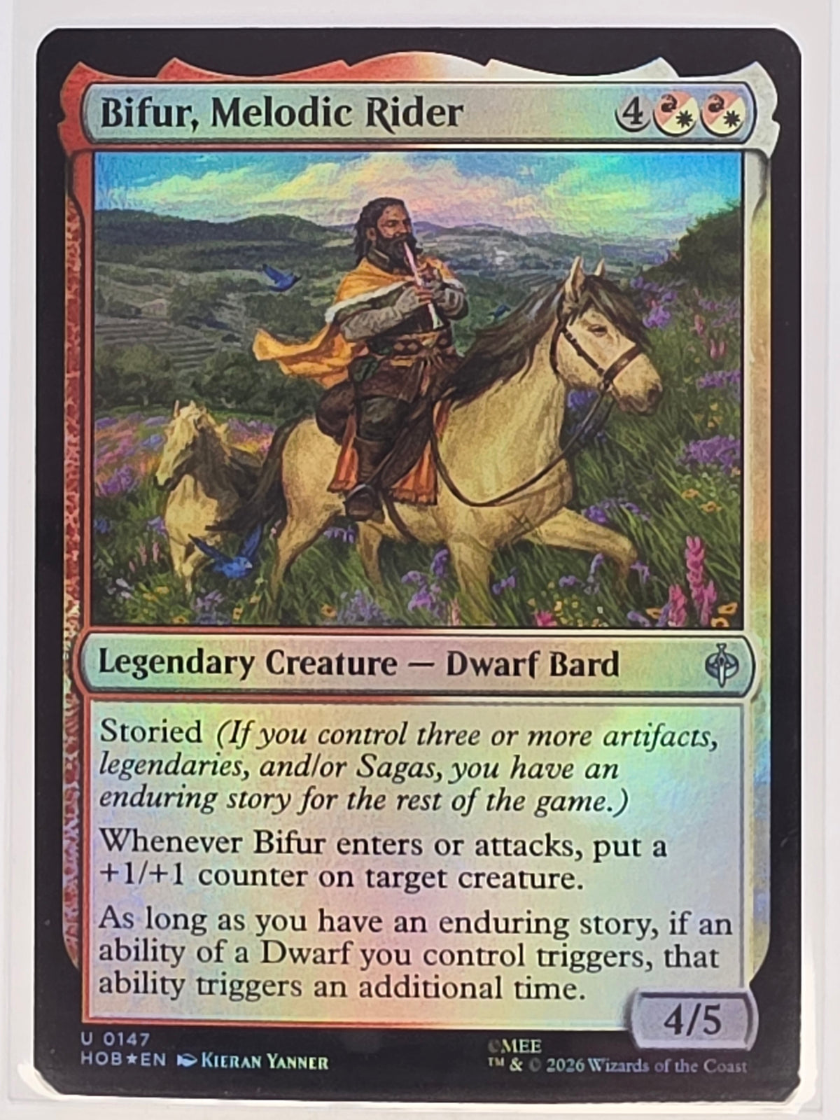 MTG - The Hobbit FOIL #147 Bifur, Melodic Rider Uncommon