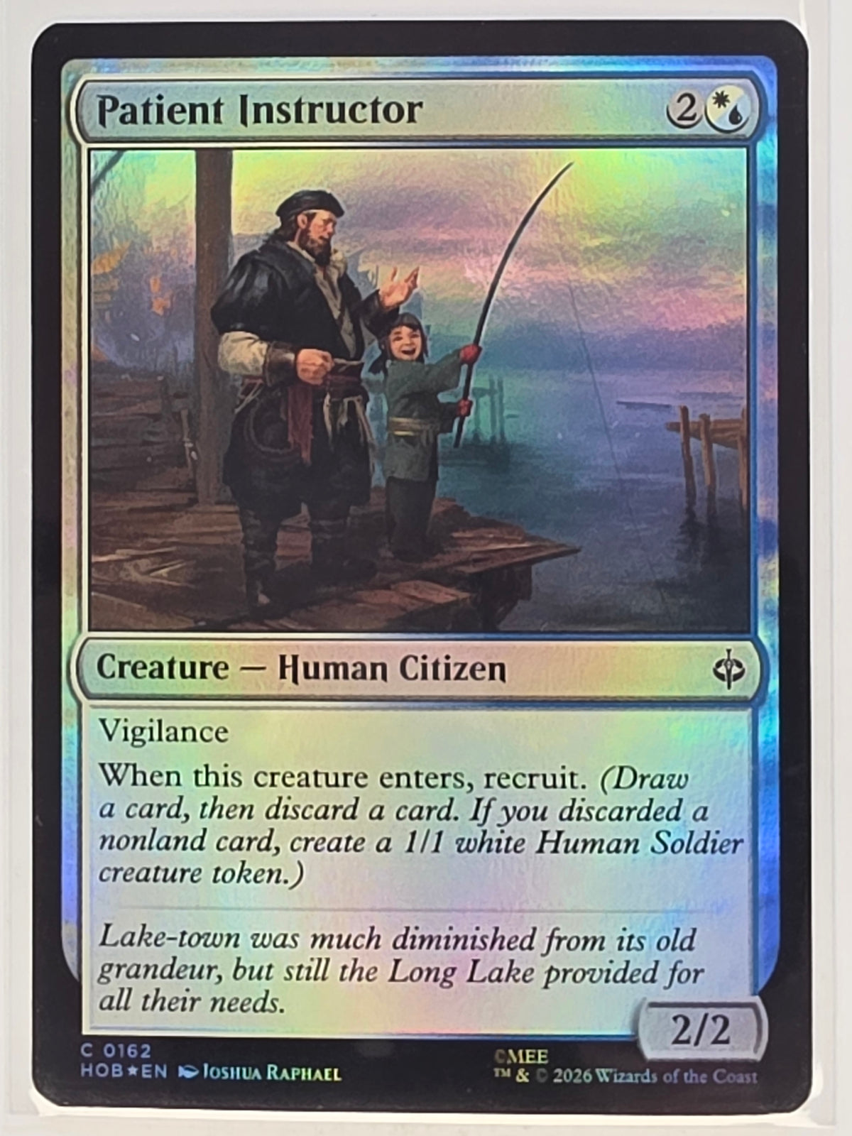 MTG - The Hobbit FOIL #162 Patient Instructor Common