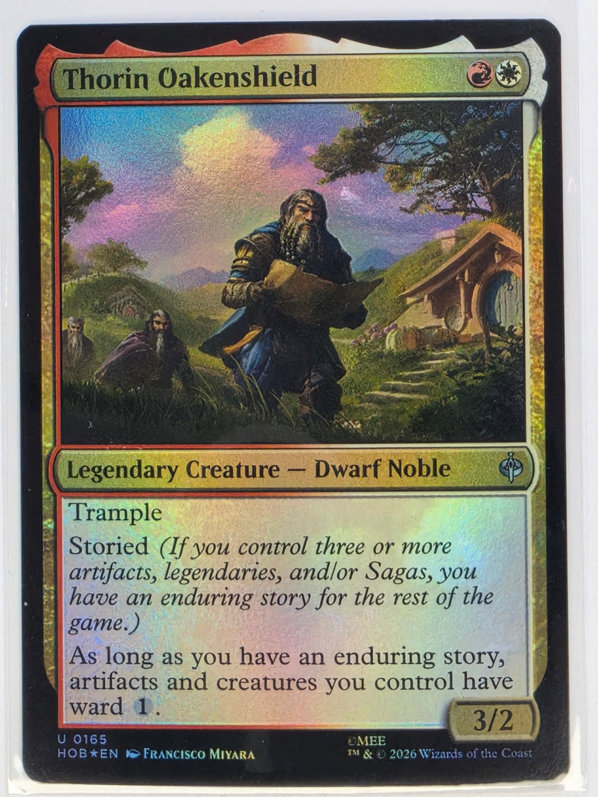MTG - The Hobbit FOIL #165 Thorin Oakenshield Uncommon