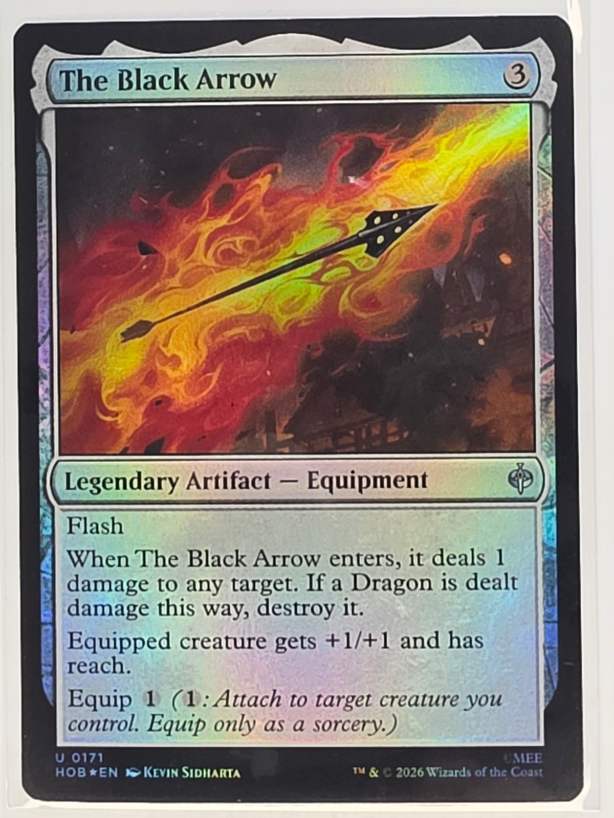 MTG - The Hobbit FOIL #171 The Black Arrow Uncommon