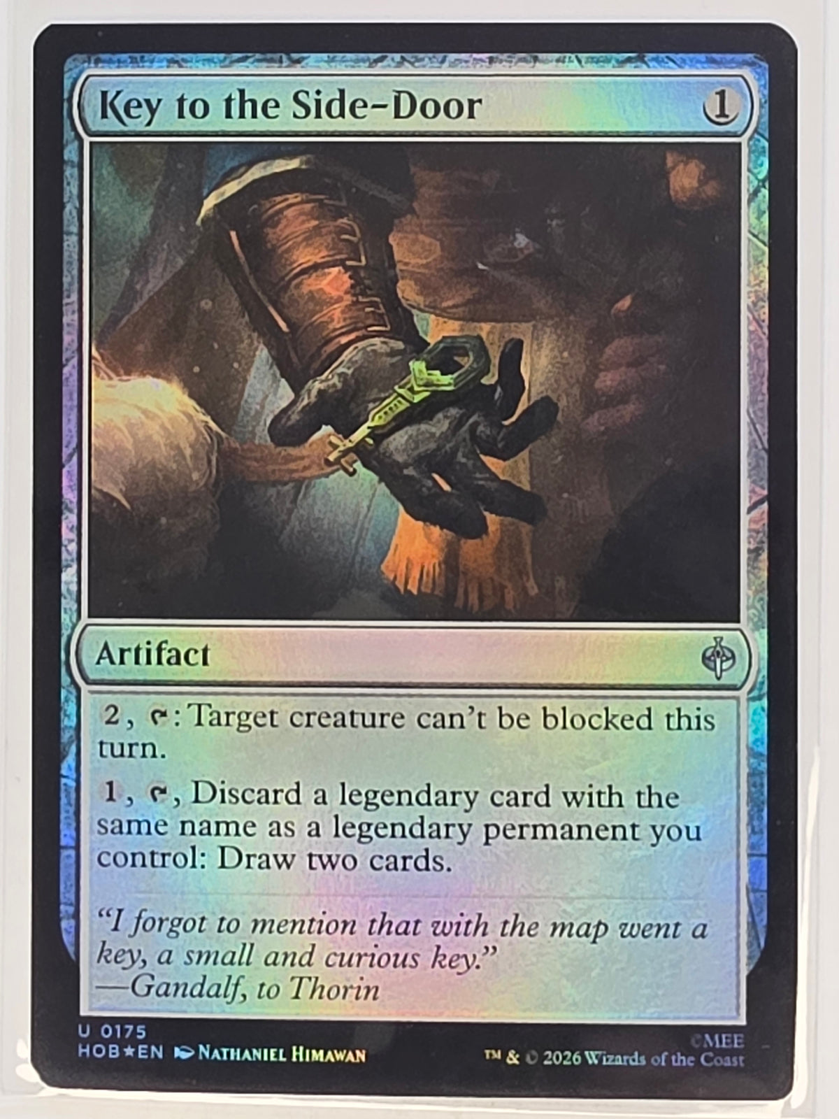 MTG - The Hobbit FOIL #175 Key to the Side-Door Uncommon