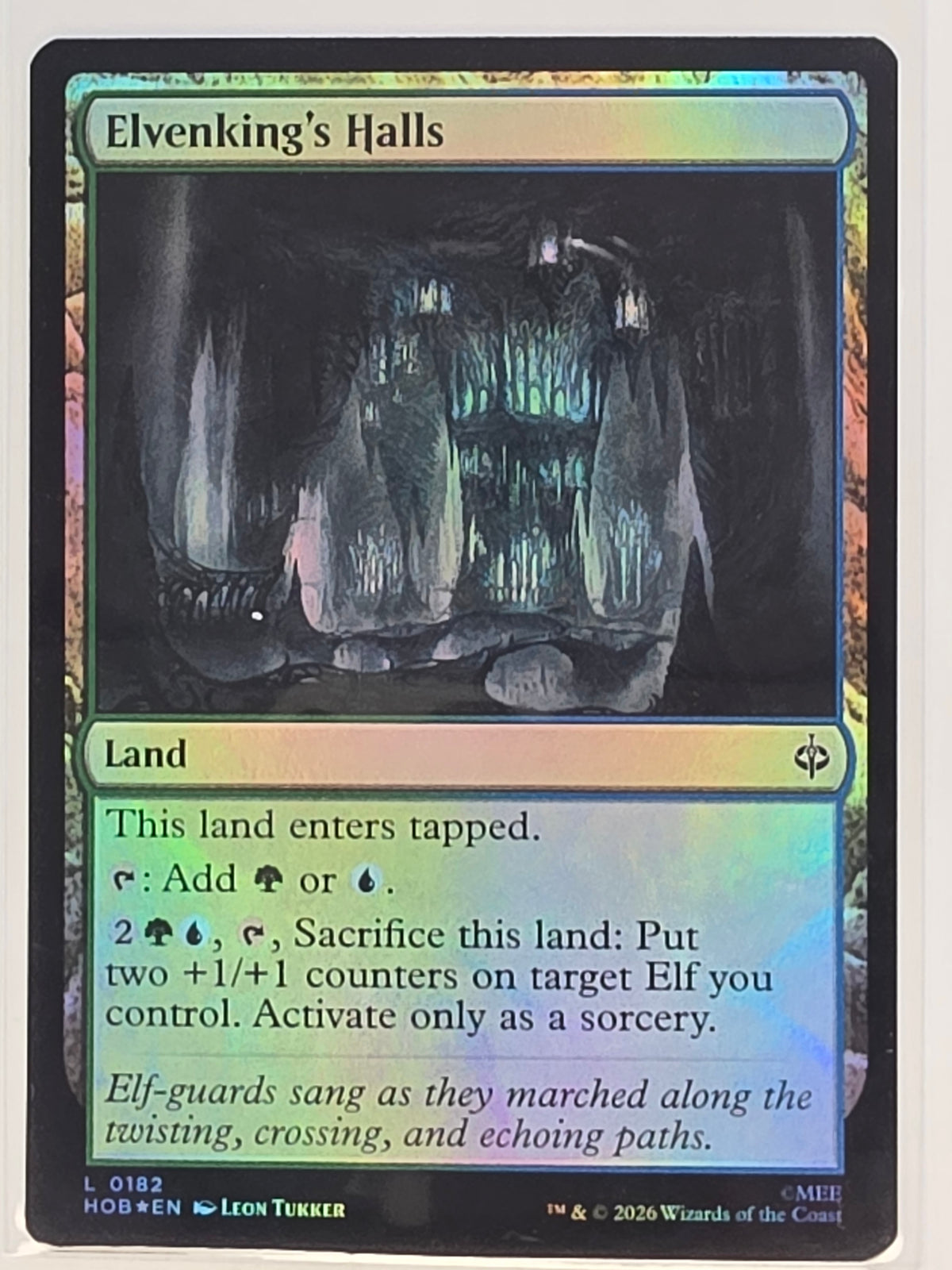 MTG - The Hobbit FOIL #182 Elvenking's Halls Common