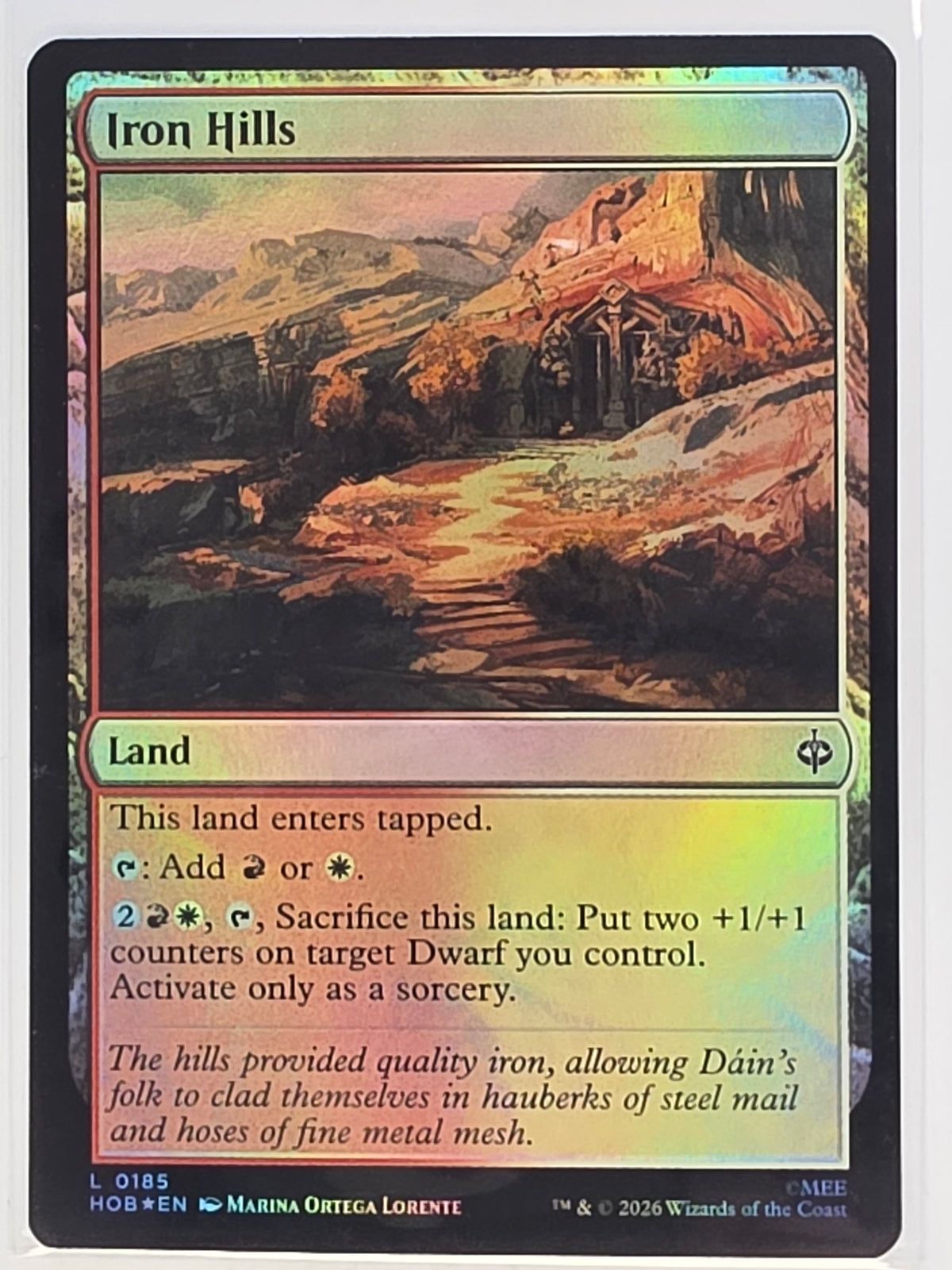 MTG - The Hobbit FOIL #185 Iron Hills Common