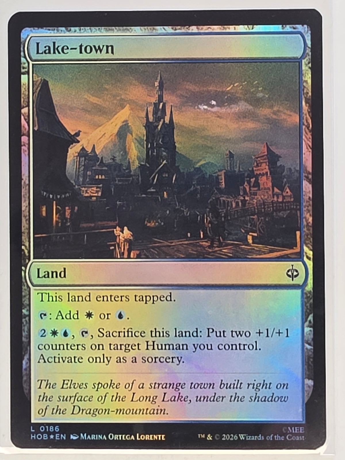MTG - The Hobbit FOIL #186 Lake-town Common
