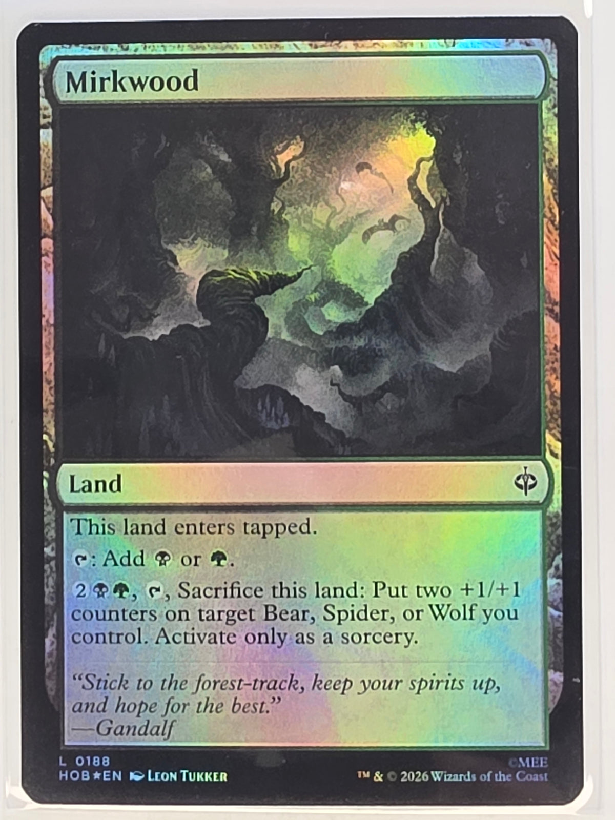 MTG - The Hobbit FOIL #188 Mirkwood Common