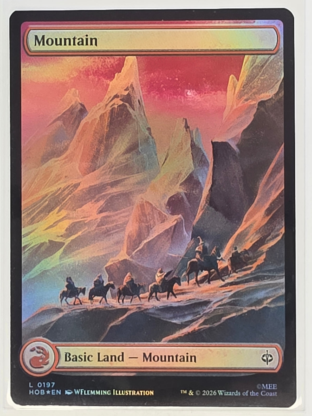 MTG - The Hobbit FOIL #197 Mountain Common