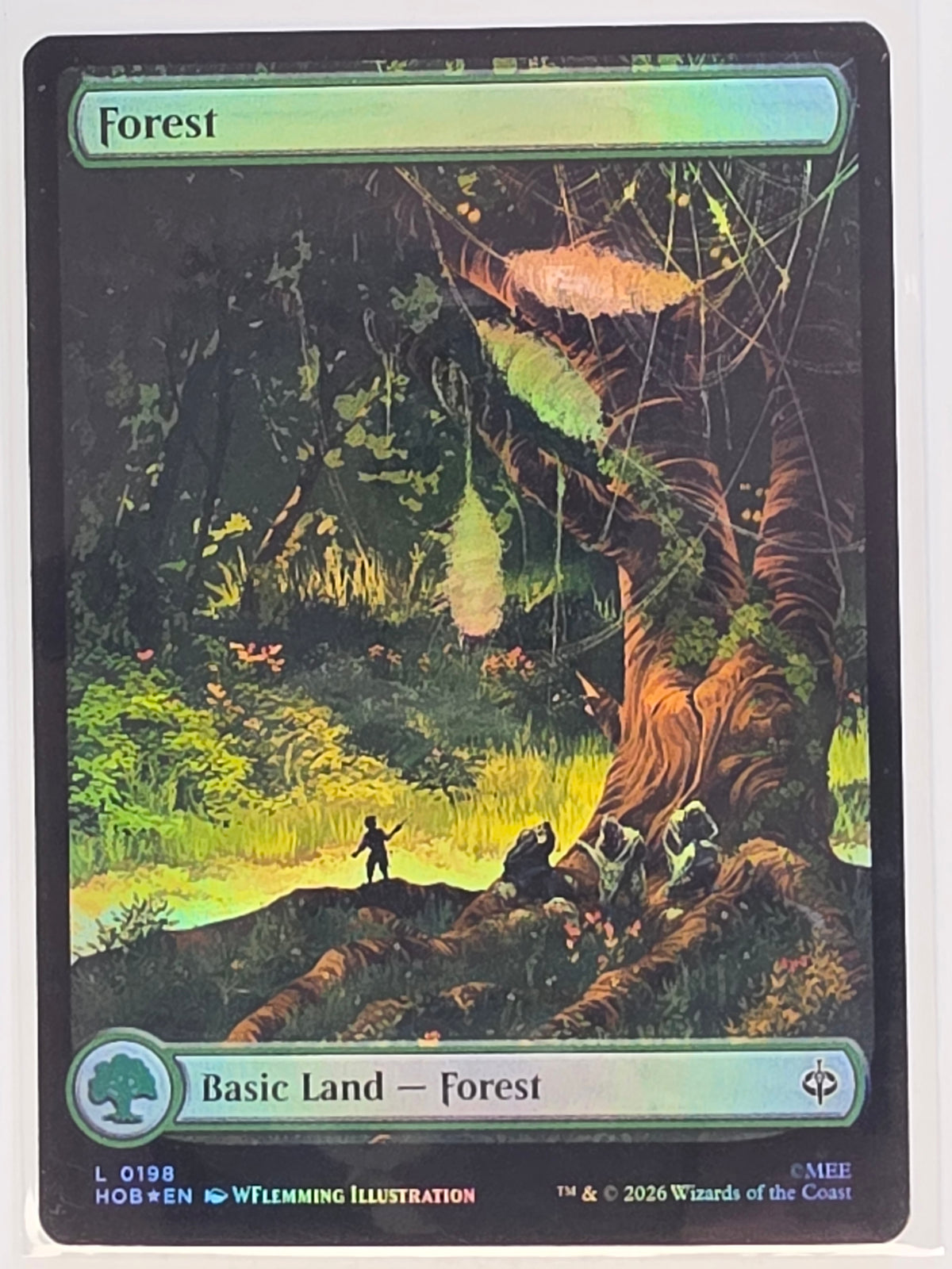 MTG - The Hobbit FOIL #198 Forest Common