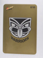 NRL 2012 Champions Gold Parallel Card #169 New Zealand Warriors Logo