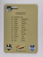NRL 2012 Champions Gold Parallel Card #169 New Zealand Warriors Logo
