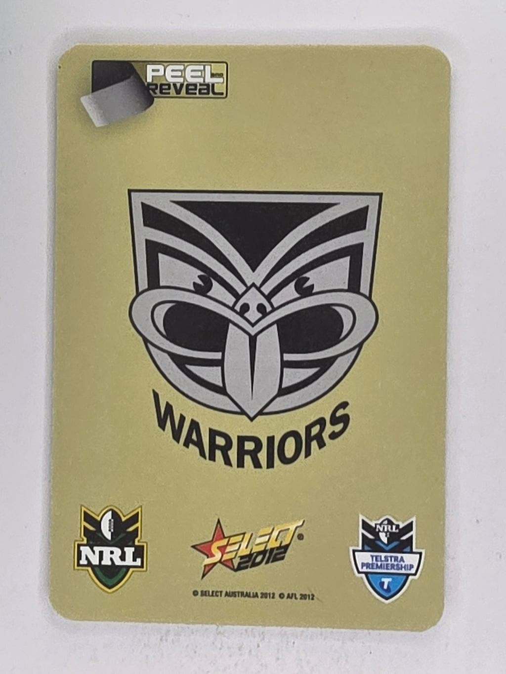 NRL 2012 Champions Gold Parallel Card #170 Simon Mannering New Zealand Warriors