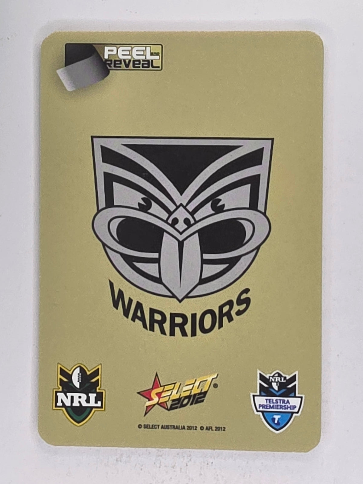 NRL 2012 Champions Gold Parallel Card #173 Kevin Locke New Zealand Warriors