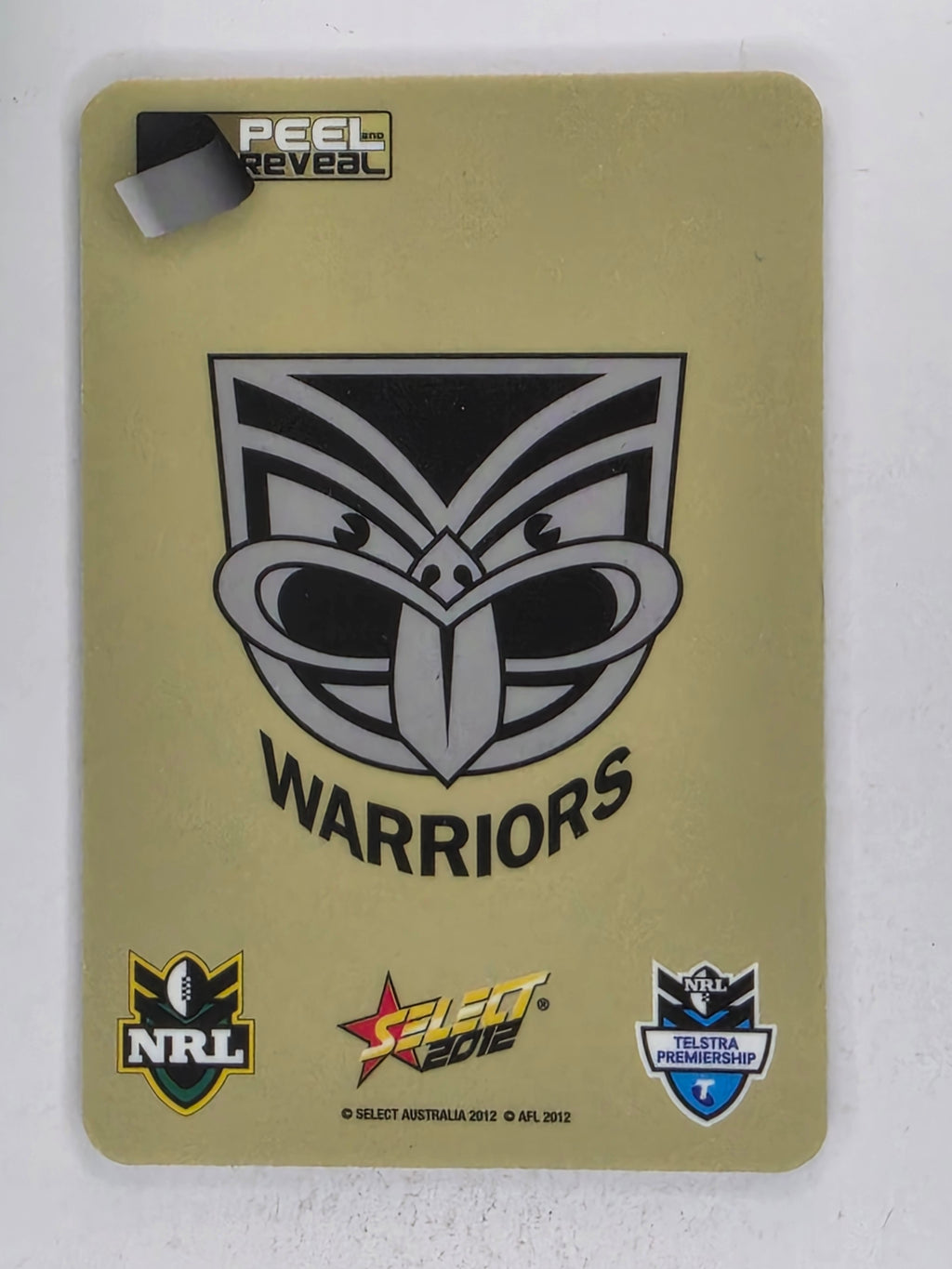 NRL 2012 Champions Gold Parallel Card #174 Russell Packer New Zealand Warriors