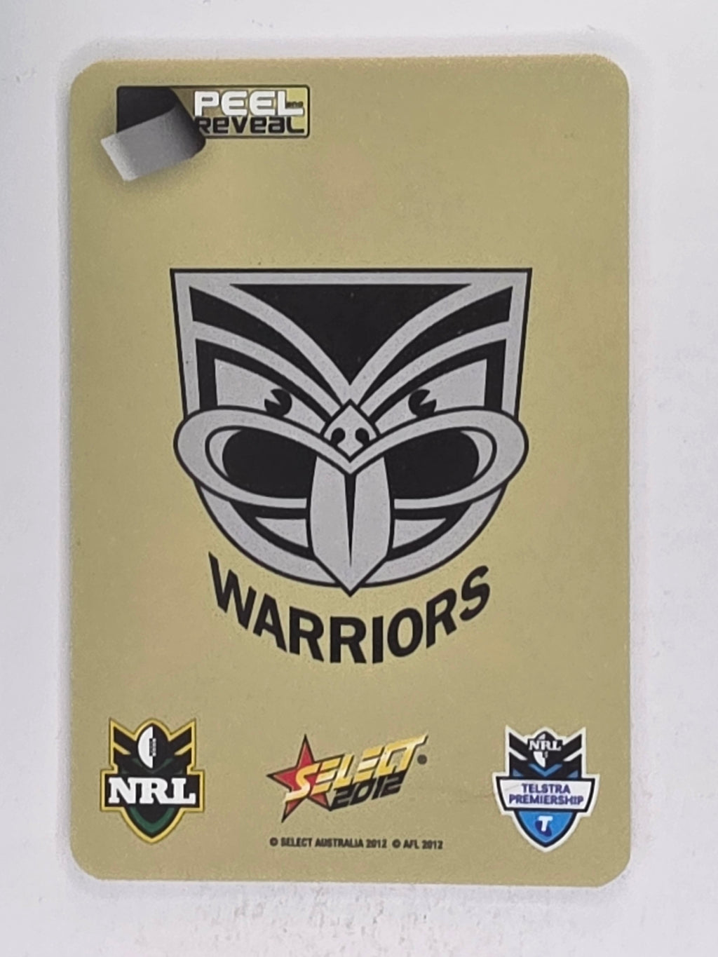 NRL 2012 Champions Gold Parallel Card #177 James Maloney New Zealand Warriors