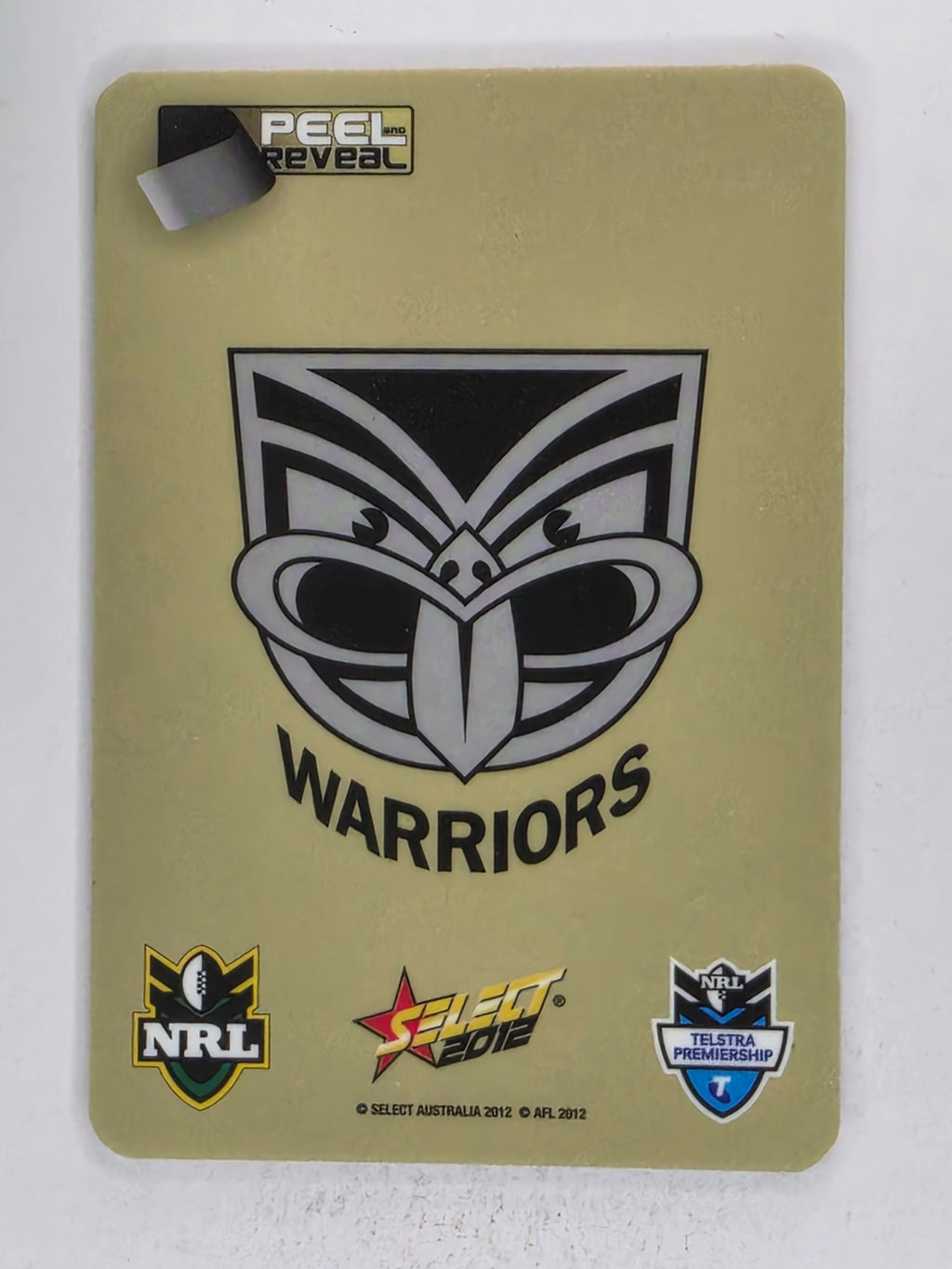 NRL 2012 Champions Gold Parallel Card #178 Micheal Luck New Zealand Warriors