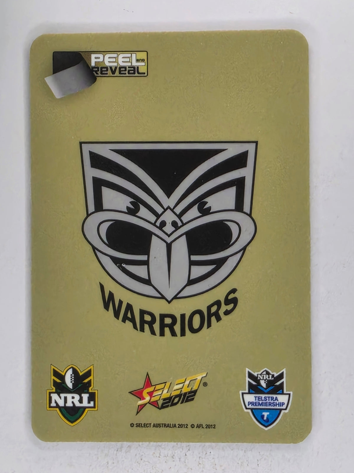 NRL 2012 Champions Gold Parallel Card #179 Bill Tupou New Zealand Warriors