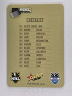 NRL 2012 Champions Gold Parallel Card #181 Wests Tigers Logo