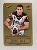 NRL 2012 Champions Gold Parallel Card #182 Robbie Farah Wests Tigers