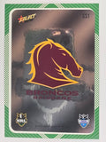 NRL 2012 Champions Peeled Parallel Card #1 Brisbane Broncos Logo
