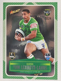 NRL 2012 Champions Peeled Parallel Card #24 Tom Learoyd-Lahrs Canberra Raiders