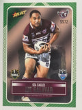 NRL 2012 Champions Peeled Parallel Card #72 Joe Galuvao Manly Warringah Sea Eagles