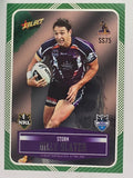 NRL 2012 Champions Peeled Parallel Card #75 Billy Slater Melbourne Storm