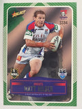 NRL 2012 Champions Peeled Parallel Card #94 Matt Hilder Newcastle Knights