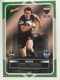NRL 2012 Champions Peeled Parallel Card #126 David Simmons Penrith Panthers