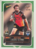 NRL 2012 Champions Peeled Parallel Card #189 Aaron Woods Wests Tigers