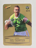 NRL 2012 Champions Gold Parallel Card #19 Joel Thompson Canberra Raiders