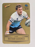 NRL 2012 Champions Gold Parallel Card #39 Nathan Gardner Cronulla Sutherland Sharks