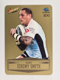 NRL 2012 Champions Gold Parallel Card #42 Jeremy Smith Cronulla Sutherland Sharks