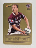 NRL 2012 Champions Gold Parallel Card #66 Daly Cherry-Evans Manly Warringah Sea Eagles