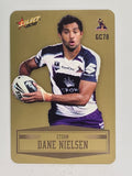 NRL 2012 Champions Gold Parallel Card #78 Dane Nielsen Melbourne Storm