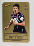 NRL 2012 Champions Gold Parallel Card #79 Gareth Widdop Melbourne Storm