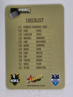NRL 2012 Champions Gold Parallel Card #121 Penrith Panthers Logo