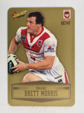 NRL 2012 Champions Gold Parallel Card #141 Brett Morris St George Illawarra Dragons