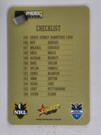 NRL 2012 Champions Gold Parallel Card #145 South Sydney Rabbitohs Logo