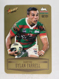 NRL 2012 Champions Gold Parallel Card #151 Dylan Farrell South Sydney Rabbitohs