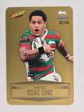 NRL 2012 Champions Gold Parallel Card #154 Issac Luke South Sydney Rabbitohs