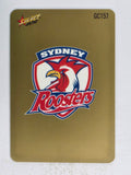NRL 2012 Champions Gold Parallel Card #157 Sydney Roosters Logo